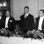 Foto do banquete em homenagem à Cásper Líbero - 11