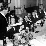 Foto do banquete em homenagem à Cásper Líbero - 16
