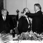 Foto do banquete em homenagem à Cásper Líbero - 17