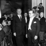 Foto do banquete em homenagem à Cásper Líbero - 18