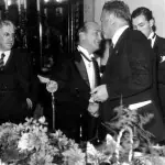 Foto do banquete em homenagem à Cásper Líbero - 19