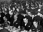 Foto do banquete em homenagem à Cásper Líbero - 2