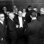 Foto do banquete em homenagem à Cásper Líbero - 20