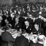 Foto do banquete em homenagem à Cásper Líbero - 22