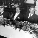 Foto do banquete em homenagem à Cásper Líbero - 5