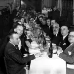 Foto do banquete em homenagem à Cásper Líbero - 9