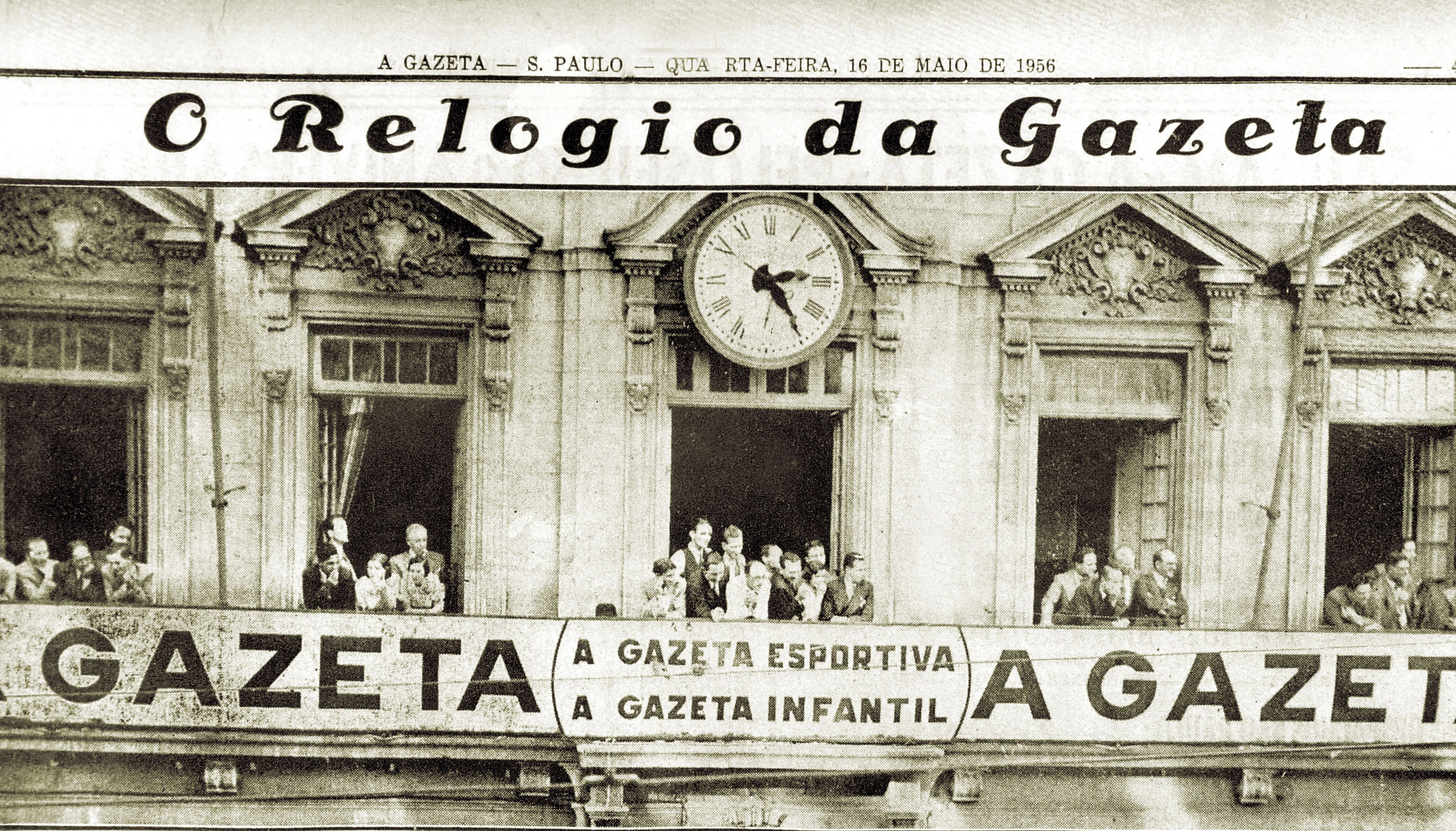 Imagem do centenário da Gazeta Esportiva