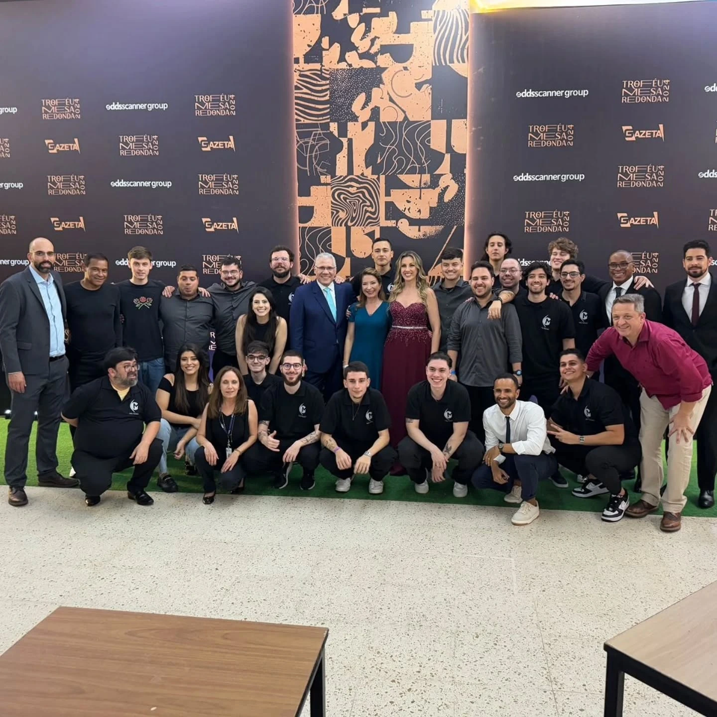 Foto da equipe do Troféu Mesa Redonda