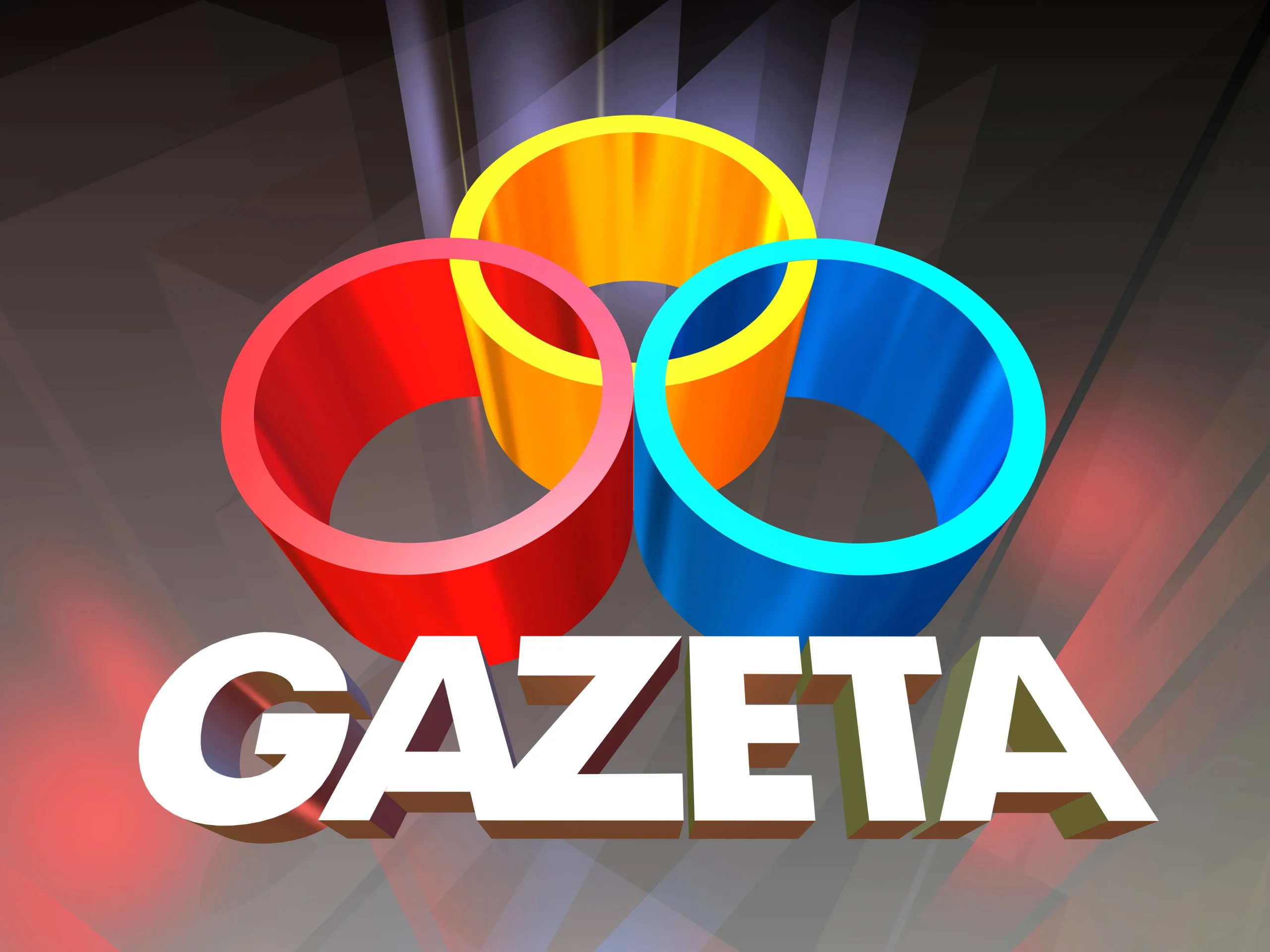 Imagem do Logo da TV Gazeta no ano de 1990