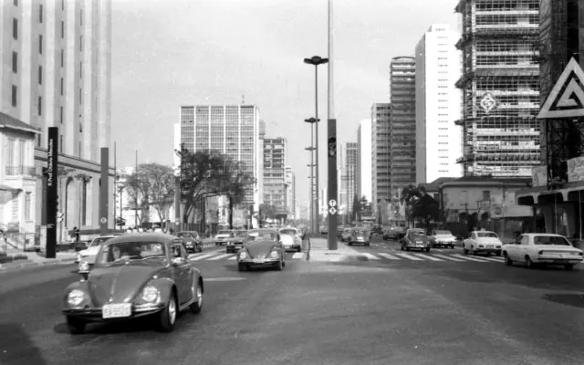 Imagem da TV Gazeta em 1970